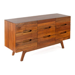 Benson Dresser - Solid Reclaimed Teak Wood - Dressers