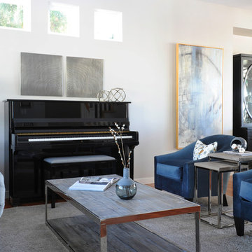 Glamorous Living and Dining Room