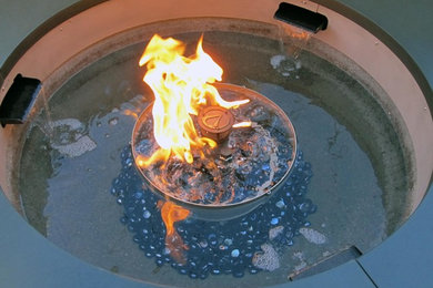 Aqua Flame Fire and Water Feature