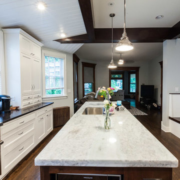 Rustic, Cottage Kitchen and Basement in La Grange