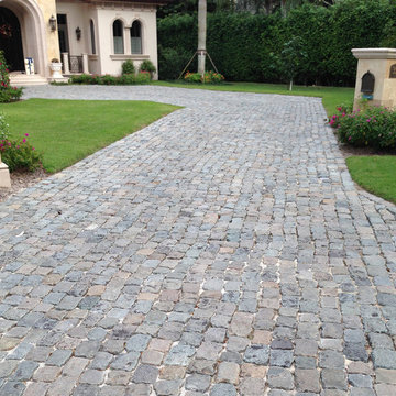 23. Reclaimed Granite Cobblestone 5x5 and 5x8, Naples FL