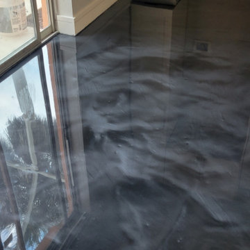 Black Epoxy Floor