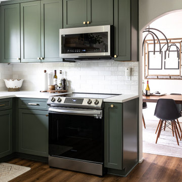 Lush Green Kitchen Revamp