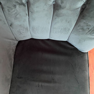 gemütlicher Velourbezug