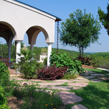 Backyard landscaping