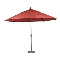 Christy Sports 11' Deluxe Twist Tilt Aluminum Umbrella Henna - Outdoor Umbrellas