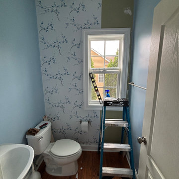Serene Refresh: Hallway Powder Room Update