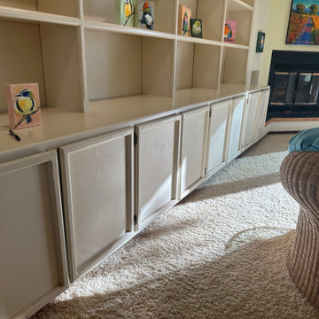 Custom Great Room Bookcase Remodel - Before