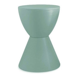 Kartell - Prince AHA Stool, Matte Fennel Green - Accent And Garden Stools