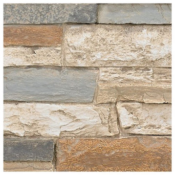 Faux Stone Wall Panel - BRIGHTON, Sahara, Sample