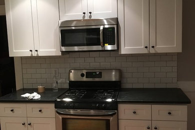 Example of a transitional kitchen design in Phoenix