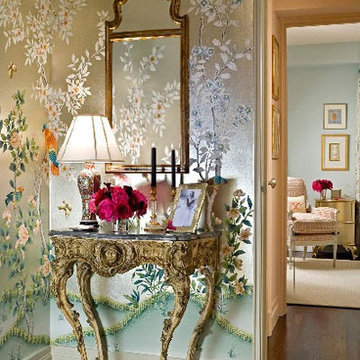 hand painted wallpaper project show
