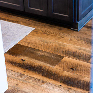 Original Face Skip Planed Reclaimed Oak Solid Plank Flooring