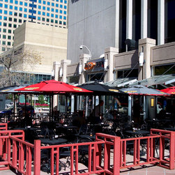 Customer Photo: Commercial Logo Market Umbrellas - Outdoor Umbrellas
