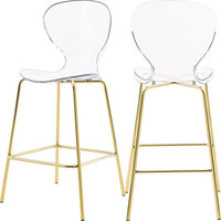 Clarion Counter Stool, Set of 2, Gold