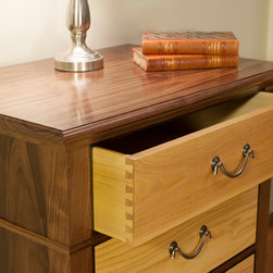 Walnut & Ash Bedside Tables - Nightstands And Bedside Tables