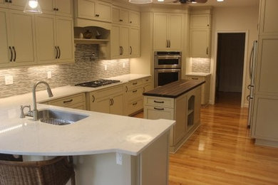 Kitchen - transitional kitchen idea in Other