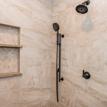 Haymarket Transitional Master Bathroom Remodel _ 13036