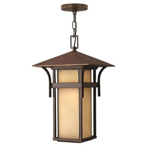 Craftsman Style Brass Hanging Lantern