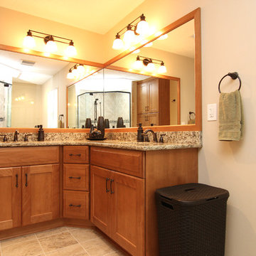 Corner Shower Bathroom Remodel