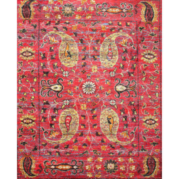 Ahgly Company Indoor Rectangle Traditional Area Rugs, 7' x 9'