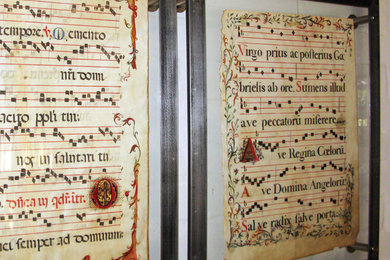 Medieval Parchment Manuscript Museum Gallery Framing/Hanging