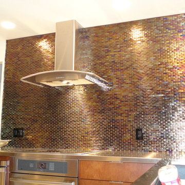 Crystal Tiles Backlit, Kitchen Backsplash