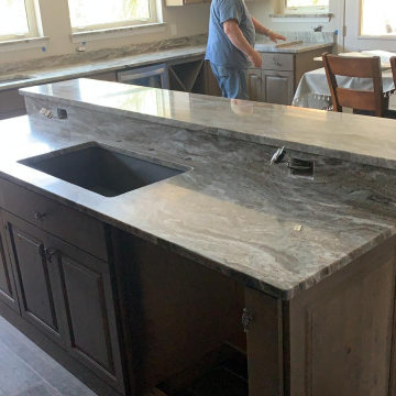 Large-scale Fantasy Brown Dolomite Countertops