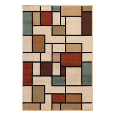 Top Midcentury Modern Rugs Deals Houzz Central Oriental Floor Covering Albany Area Rug Bone 5 X7 3
