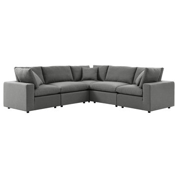 Modway Commix 5-Piece outdoor patio sectional Sofa