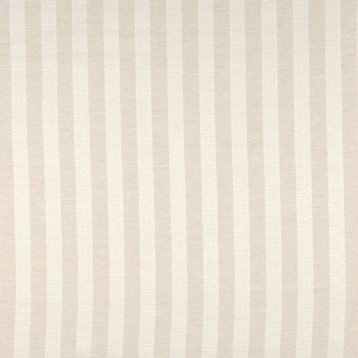Beige And Off White Two Toned Stripes Upholstery Fabric By The Yard