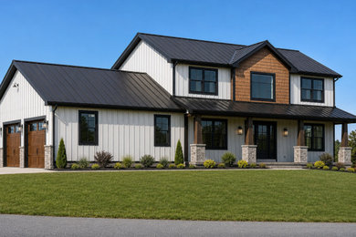 Inspiration for a cottage exterior home remodel in Other
