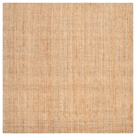 Safavieh Natural Fiber Collection NF747 Rug, Natural, 5' Square