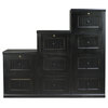 Eagle Furniture Coastal 4-Drawer File Cabinet, Interesting Aqua