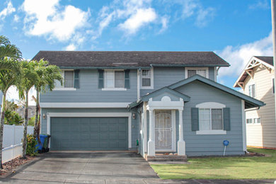 Example of an exterior home design in Hawaii