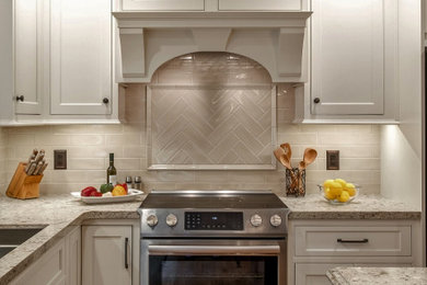 Kitchen - mid-sized traditional kitchen idea in Other