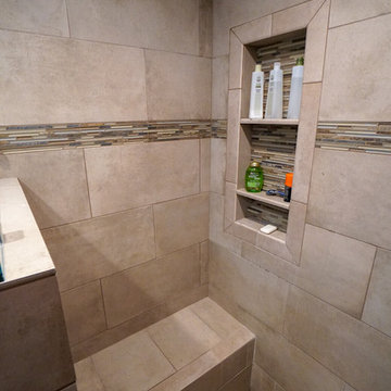 Master Shower Niche and Seat