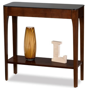 Concord Hall Console Table Half Moon With Drawer Shelf