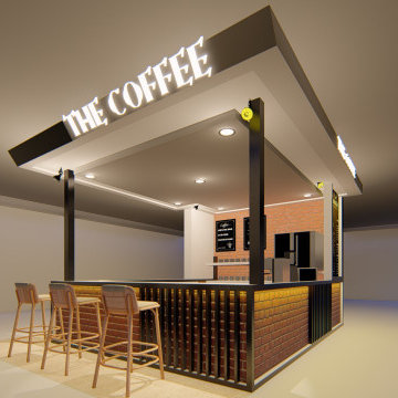 MInimalist Coffee Booth