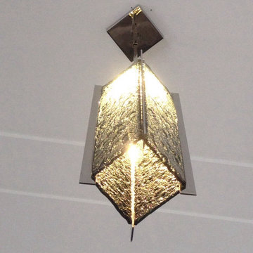 Bespoke Glass Chandeliers for Modern Mansion Living Room