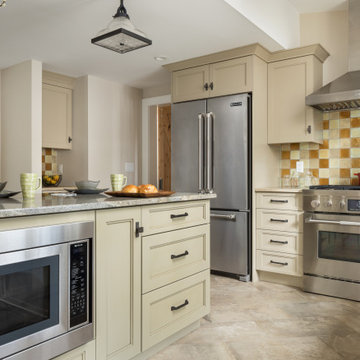 Salrit Contemporary Shaker Kitchen & Bathroom Remodel