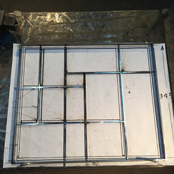 Fireplace Screen being Fabricated in My Studio /Workshop - Fireplace Screens