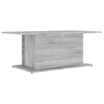 vidaXL Coffee Table Living Room Sofa End Table Gray Sonoma Engineered Wood