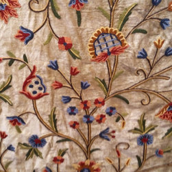 Crewel Embroidery on Velvet - Products