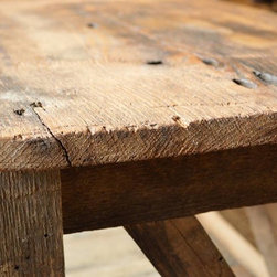 Reclaimed Oak and Chestnut Coffee Table - Living Room Furniture