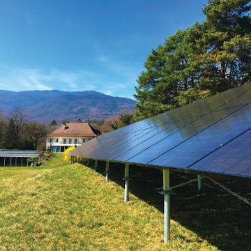 Panneaux photovoltaïques sur Techno Pieux