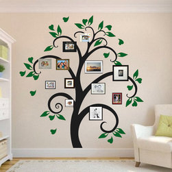 Picture Frame Tree Wall Decal - Wall Decals