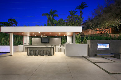 Inspiration for a modern home design in San Diego.