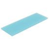 Contempo 4"x12" Glass Tile, Turquoise Frosted Glass