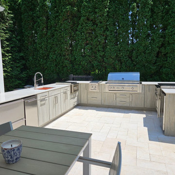 Outdoor Kitchen Designed With The Chef In Mind All Summer Long In The Hamptons